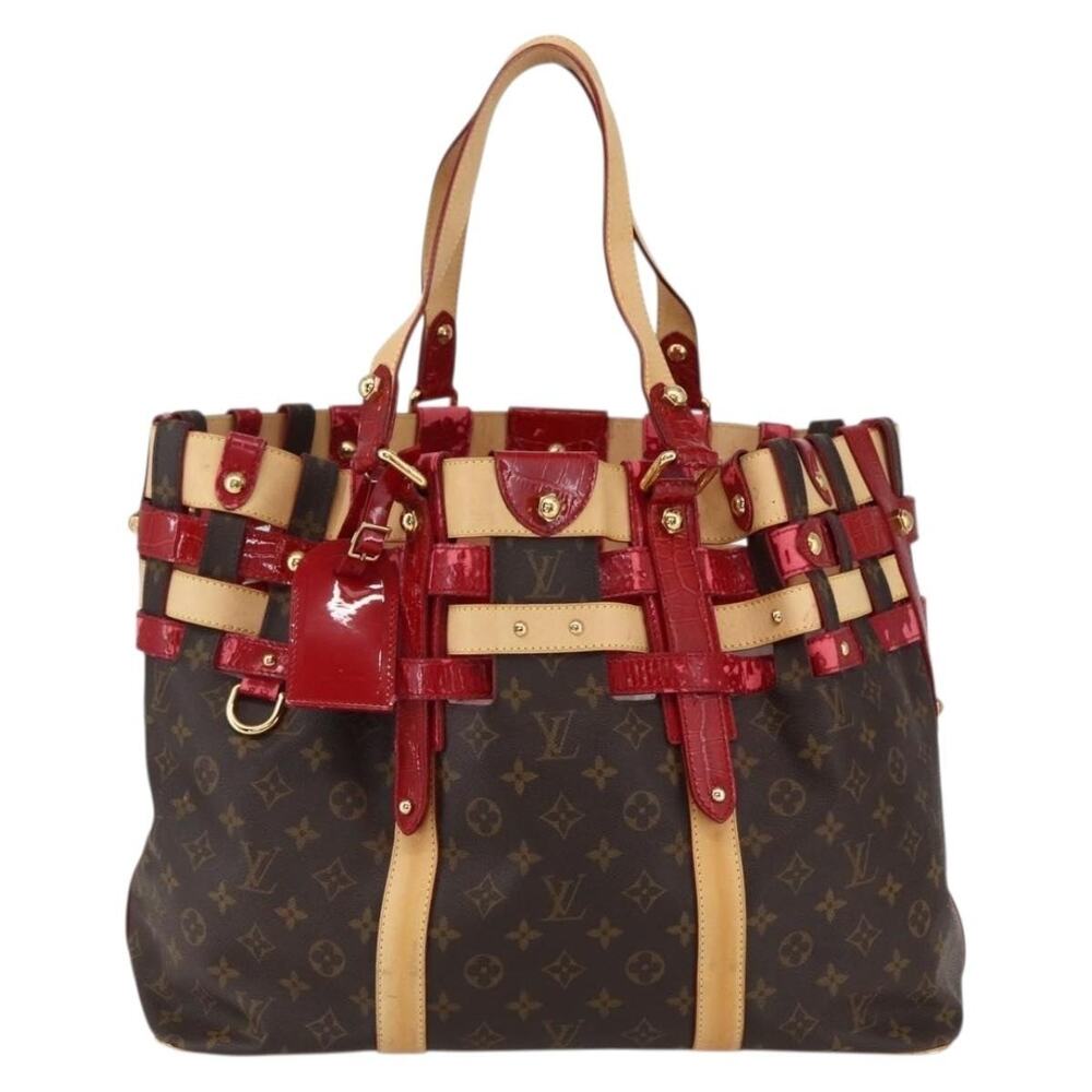 Louis Vuitton Monogram Ruby Sarina MM Tote Bag Red
